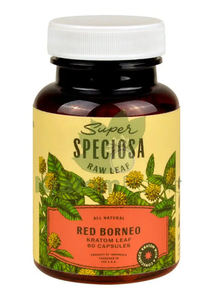 Super Speciosa Red Borneo Kratom Capsules 60 Capsules