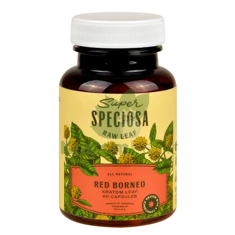 Super Speciosa Red Borneo Kratom Capsules 60 Capsules