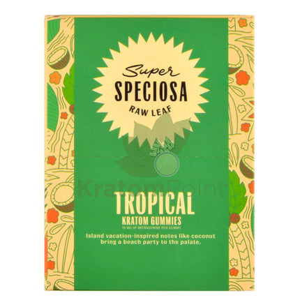 Super Speciosa Tropical Kratom Gummies 4 Count