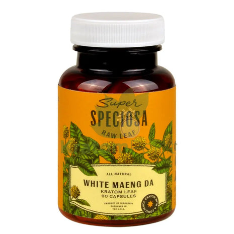 Super Speciosa White Maeng Da Kratom Capsules 60 Count