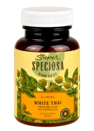 Super Speciosa White Thai Kratom Capsules 60 Count