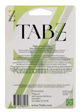 7 Tabz Kratom 3 Tablets