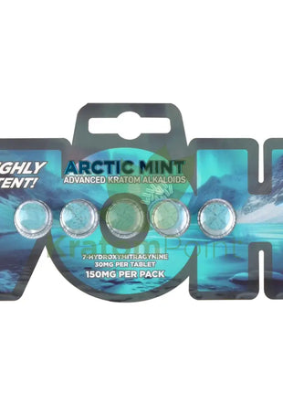 The Plug Arctic Mint 7-Hydroxymitragynine 30mg tablets 5 count Hydroxy