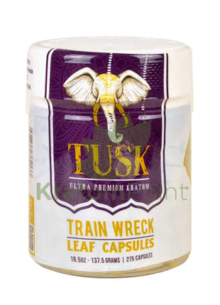 Tusk Kratom Capsules Trainwreck 275 Count