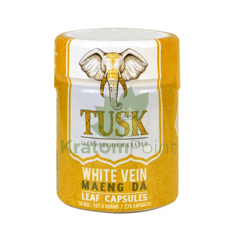 Tusk Kratom Capsules White Maeng Da 275 Count