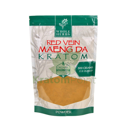 Whole Herbs Red Vein Maeng Da Kratom Powder, 17.5oz