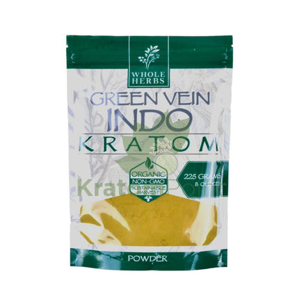 Whole Herbs Kratom powder Green Vein Indo 8oz