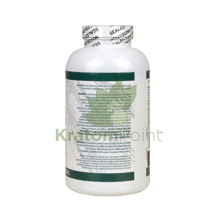 Whole Herbs Green Vein Malay Kratom 500 count capsules-back
