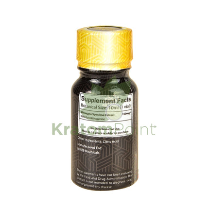 B.O.M.B Kratom Gold Extract Shot 10ml, 1 ct-supplement facts