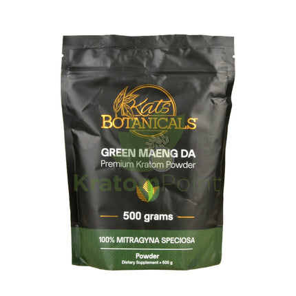 Kats Botanicals Green Maeng Da Kratom Powder, 500 grams