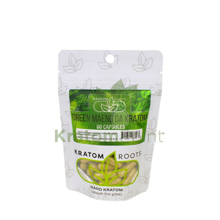 Kratom Roots Nano Green Maeng Da 80 Capsules