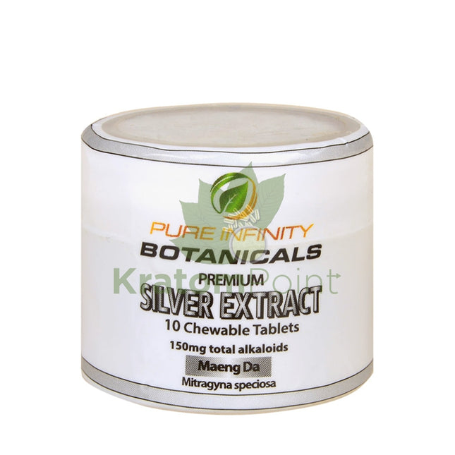 Pure Infinity Botanicals Silver Extract Kratom Tablets, 1 jar