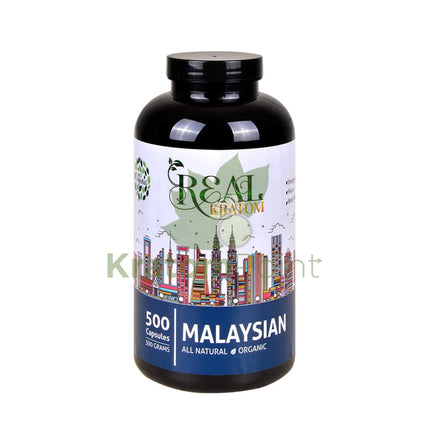 Real Kratom Malaysian 500 Count Kratom Capsules