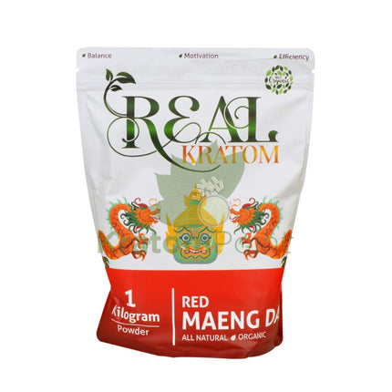 Real Kratom Red Maeng Da Kratom Powder, 1 Kilogram-new