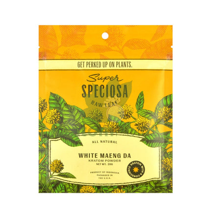 Super Speciosa White Maeng Da Raw Leaf Kratom Powder 20g