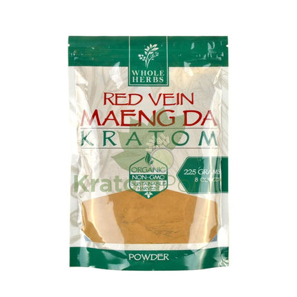 Whole Herbs Kratom powder Red Vein Maeng Da 8oz